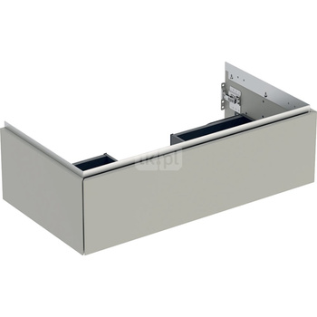 Szafka pod umywalkę Geberit ONE, z jedną szufladą: Szerokość umywalki=90cm, Greige / Lakierowany matowy