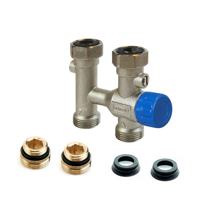 Zawór grzejnikowy termostatyczny COMAP AutoSarTp prosty, połączenie 1/2'' x 3/4''