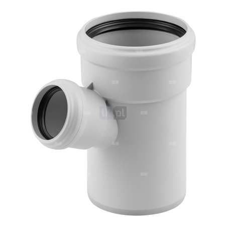 Trójnik MAGNAPLAST SKOLAN safe dBEA 67' PP DN 110 x DN 70 x DN 110 (ww x ww x wz), kolor biały