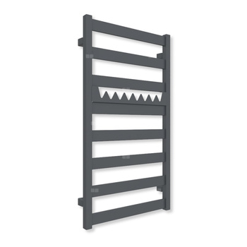 Grzejnik drabinkowy TERMA VIVO, podłączenie SX, wym. 910 x 500 mm, kolor szterling (farba), moc 350W