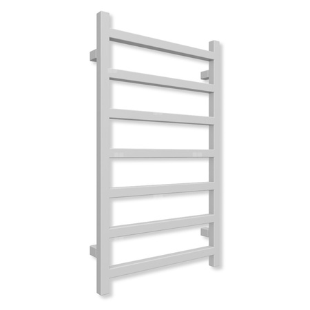 Grzejnik drabinkowy TERMA SIMPLE, podłączenie SX, wym. 840 x 500 mm, kolor szary mleczny soft (farba), moc 306W