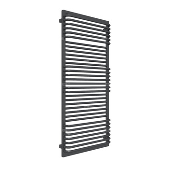 Grzejnik drabinkowy TERMA POC 2, podłączenie SX, wym. 1400 x 600 mm, kolor czarny pieprz