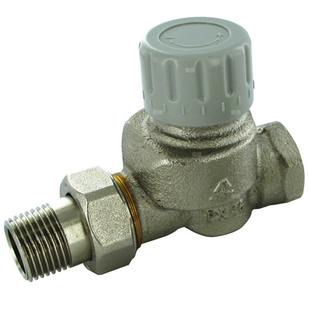 Zawór odcinający COMAP 804R mosiądz (niklowanie) M30 4.5 Kvs GW x GZ 3/4'' x 3/4''