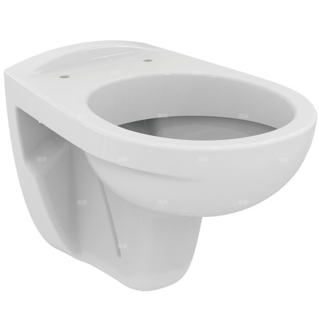 Miska WC wisząca IDEAL STANDARD Eurovit porcelana szklista biała, odpływ lejowe, poziomy odpływ