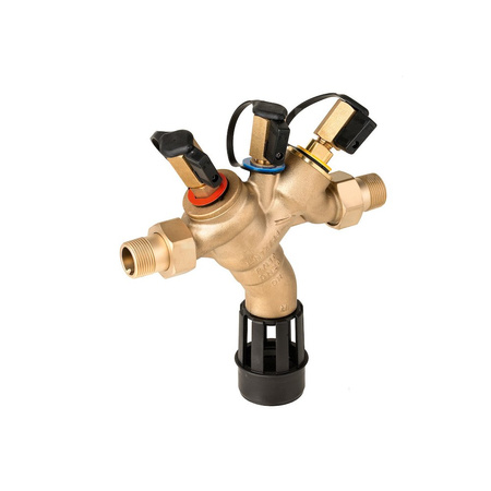 Izolator przepływu BA bezołowiowy, 1", ze śrubunkami kvs=3,8