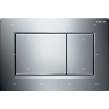 Przycisk uruchamiający Geberit Sigma20, przedni, chrom bł-chrom mat-chrom bł., prostokątny