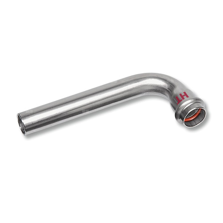 Łuk 90' SANHA NiroSan Press Industry długi, stal nierdzewna, 42 mm (zw x zz)