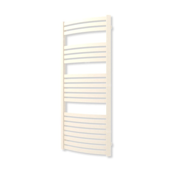 Grzejnik elektryczny TERMA DEXTER 1220 x 500 mm, kolor biały kremowy RAL9001, moc 600 W, podłączenie E8, kabel prosty z wtyczką szary