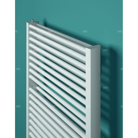 Grzejnik drabinkowy KERMI Duett-E, wym. 1188 x 934 mm, kolor srebrny, moc 1125W