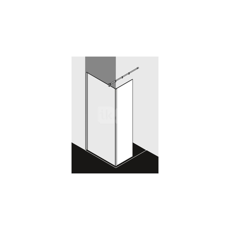 Kermi Pole stałe Walk-In XB FFW 0500x2000 517 SIHG SR Opaco Clean