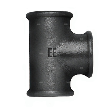 Trójnik ODLEWNIA ZAWIERCIE B1/25/130 redukcja 90' żeliwo (czarny) 1 1/4'' x 3/4'' x 1'' (GW gazowy walcowy x GW gazowy walcowy x GW gazowy walcowy)