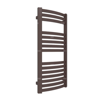 Grzejnik drabinkowy TERMA DEXTER, podłączenie SX, wym. 860 x 400 mm, kolor brązowy czekoladowy RAL8017, moc 323W