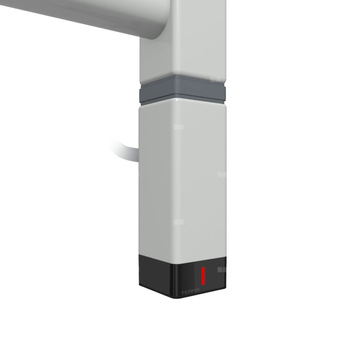 Grzałka TERMA One K30x30, 400W Tuba, RAL 7035, kabel spiralny z wtyczką [biały, 2,5m, logo Terma, instr. TERMA]
