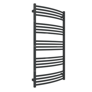 Grzejnik drabinkowy TERMA LENA, podłączenie SX, wym. 1140 x 600 mm, kolor nowy czarny krokodyl