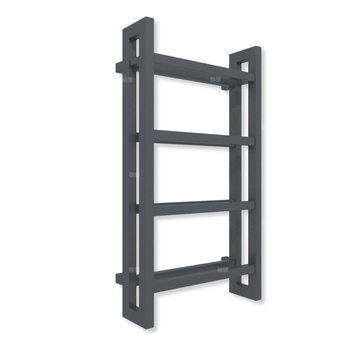 Grzejnik elektryczny TERMA STAND E 920 x 500 mm, kolor nowoczesna szarość, moc 400 W, podłączenie E8, kabel prosty bez wtyczki z maskownicą szary