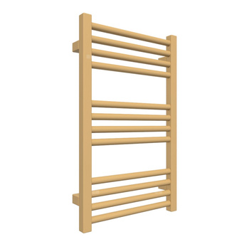 Grzejnik drabinkowy TERMA FIONA, podłączenie ZX, wym. 660 x 440 mm, kolor złoty połysk, moc 241W