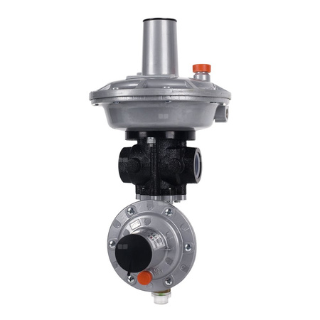 Reduktor gazu, DIVAL 600 TR DN40 z zaworem szybkozamykającym, Fiorentini