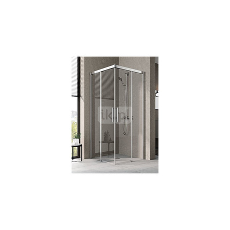 Kermi wejście narożne Nica C2L 1200x2000 1175-1200 SIHG SR Opaco Clean