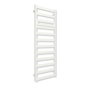 Grzejnik elektryczny TERMA VIVO 1390 x 500 mm, kolor biały soft, moc 600 W, podłączenie E8, kabel prosty bez wtyczki z maskownicą biały