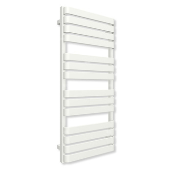 Grzejnik elektryczny TERMA WARP T 1110 x 500 mm, kolor biały soft, moc 600 W, podłączenie E8, kabel prosty bez wtyczki