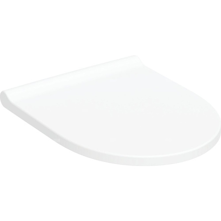 Deska sedesowa Geberit Acanto EasyMount: Wolne opadanie=Tak, Zawiasy wypinane=Blokowane, Mocowanie=Od góry, Biały / Błyszczący