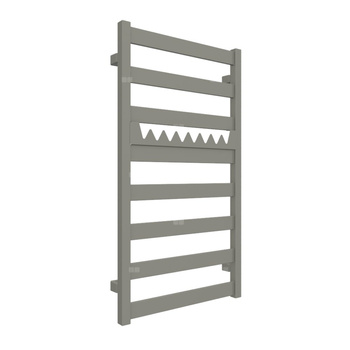 Grzejnik drabinkowy TERMA VIVO, podłączenie SX, wym. 910 x 500 mm, kolor szary betonowy RAL7023 (farba), moc 350W