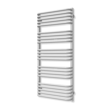 Grzejnik drabinkowy TERMA ALEX, podłączenie ZX, wym. 1140 x 500 mm, kolor srebro (farba), moc 591W