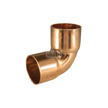 Kolano 90' UNIPAK, Cu, 18 mm (lut wewnętrzny x lut wewnętrzny)