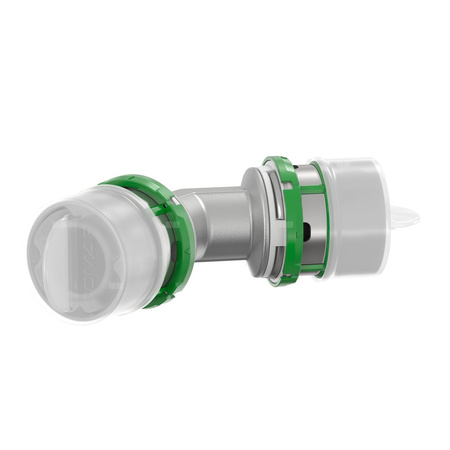 Kolano dwustronnie zaprasowywane 45' COMAP MultiSkin Visu-Control, mosiądz, 63x4,5 (MZ)