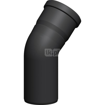 Kolano Concept By JEREMIAS 45' (pp) ZZ x ZW 60 x 60 mm spalinowe, kolor czarny