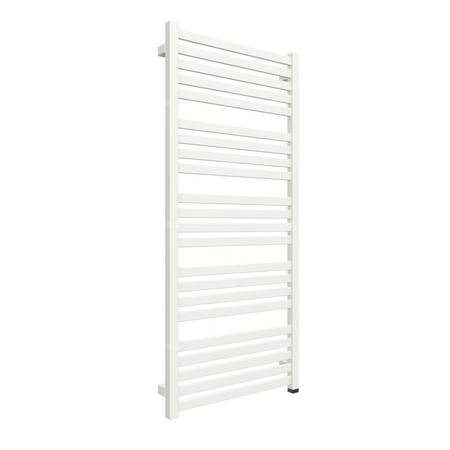 Grzejnik elektryczny TERMA MARLIN ONE 530 x 1185 mm, kolor biały krem, moc 600 W, podłączenie E8, kabel prosty bez wtyczki 1,5m