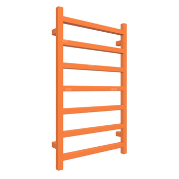 Grzejnik drabinkowy TERMA SIMPLE, podłączenie ZX, wym. 840 x 500 mm, kolor pomarańczowy średni RAL2003, moc 306W