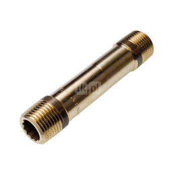 Nypel SANHA PURAFIT, mosiądz, 3/4'' (GZ), 120 mm