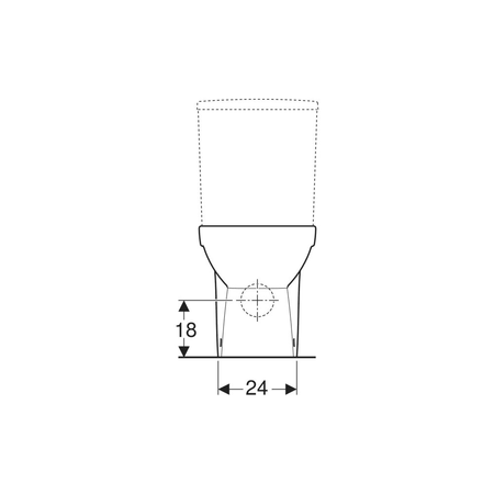 Deska sedesowa Geberit Selnova, mocowanie od dołu: Wolne opadanie=Nie, Zawiasy wypinane=Nie, Mocowanie=Od dołu, Biały / Błyszczący