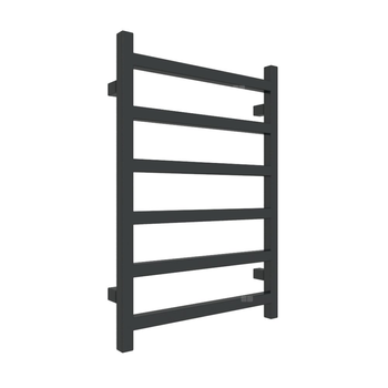 Grzejnik drabinkowy TERMA SIMPLE, podłączenie ZX, wym. 720 x 500 mm, kolor czarny jak kruk mat RAL9005, moc 262W