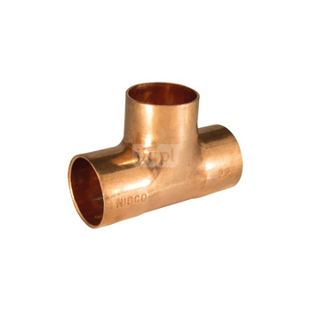 Trójnik UNIPAK Cu 15 mm (lut wewnętrzny x lut wewnętrzny x lut wewnętrzny)