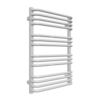 Grzejnik drabinkowy TERMA Alex, podłączenie SX, wym. 760 x 500 mm, kolor srebrny mat, moc 412W