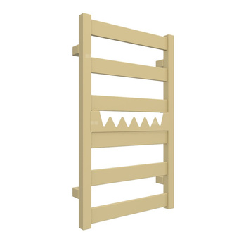 Grzejnik drabinkowy TERMA VIVO, podłączenie SX, wym. 670 x 400 mm, kolor mosiądz (farba), moc 230W
