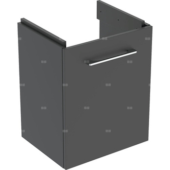 Dolna szafka pod umywalkę kompaktową Geberit Selnova Square, z jednymi drzwiami: Szerokość umywalki=50cm, Lava