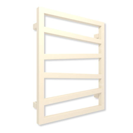 Grzejnik drabinkowy TERMA ZIGZAG, podłączenie ZX, wym. 600 x 500 mm, kolor musujący krem (farba), moc 248W