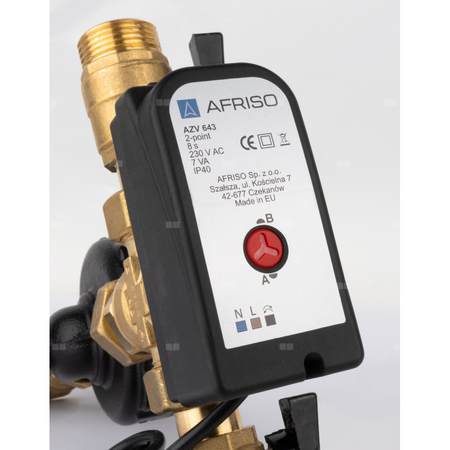 Moduł przełączający BDU 571 AP do pomp ciepła z zaworem AZV 643, pompa APH 160, armatura AFC