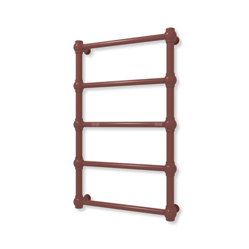 Grzejnik elektryczny TERMA RETRO 800 x 500 mm, kolor ral 3009, moc 200 W, podłączenie E8, kabel prosty bez wtyczki z maskownicą żółty