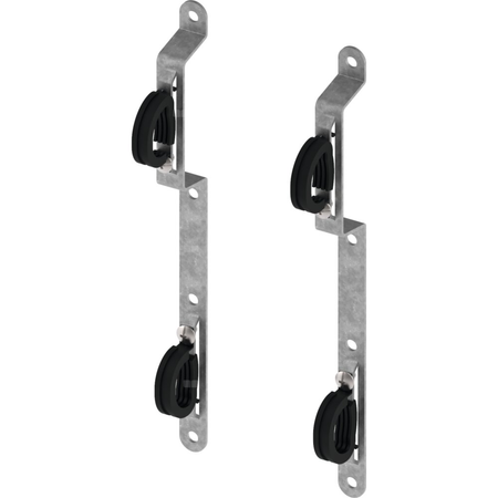 TECE Podwójny uchwyt do rodzielacza 3/4 '' i 1'' 