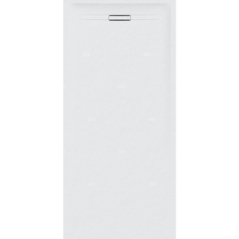 Brodzik prostokątny Geberit Sestra: 170x80x4cm, Biały / Struktura łupka