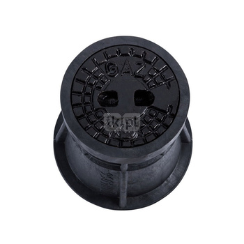 Skrzynka uliczna żeliwna, okrągła, GAZ