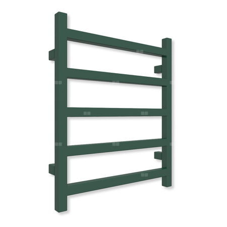 Grzejnik drabinkowy TERMA SIMPLE, podłączenie SX, wym. 600 x 500 mm, kolor ral 6005 mat (farba), moc 217W