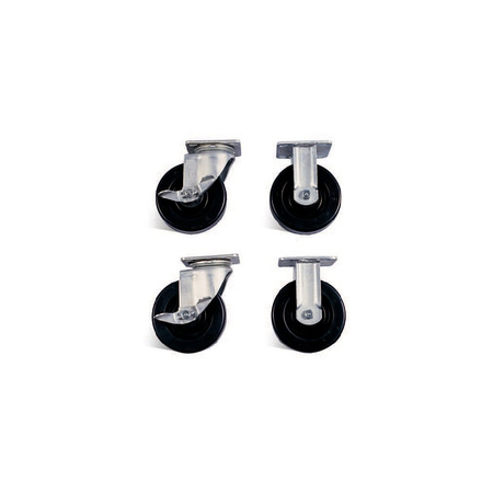 Kółka samonastawne 150 mm, model 516 (z hamulcami),  pasują do wszystkich modeli