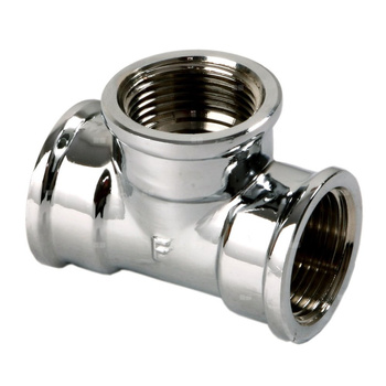 Trójnik FERRO mosiądz 1/2'' GW, kolor chrom