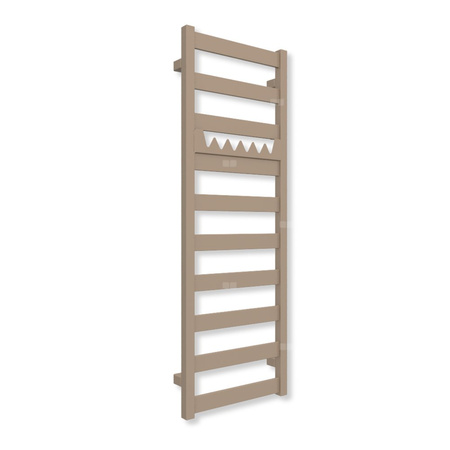 Grzejnik drabinkowy TERMA VIVO, podłączenie Z8, wym. 1150 x 400 mm, kolor kwarc (farba), moc 366W