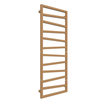 Grzejnik drabinkowy TERMA ZIGZAG, podłączenie SX, wym. 1310 x 500 mm, kolor Cu, moc 490W